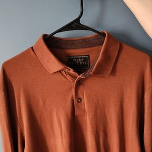 Jos. A. Bank Reserve Long Sleeve Polo Shirt Men's L PACK OF 2